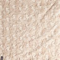 Nahaufnahme Beige hellbraun herrlich weiche kuschlige Webfelldecke Webpelzdecke aus Teddy-Stoff